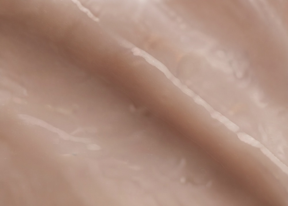 Serum droplets on skin